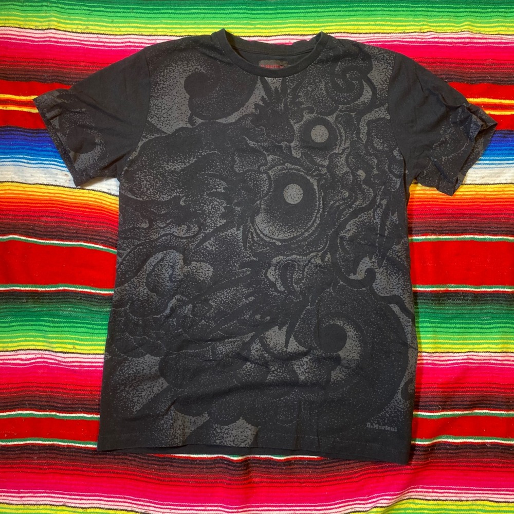 Dr Martens AirWair All over Print T-Shirt Japanese Small Short Sleeve